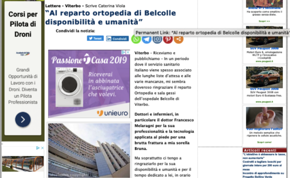 dr francesco melaragni ortropedico viterbo